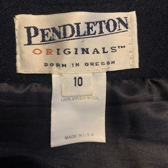 Pendleton original wool sweater, wool skirt, wool set dark academia - Picture 13 of 13